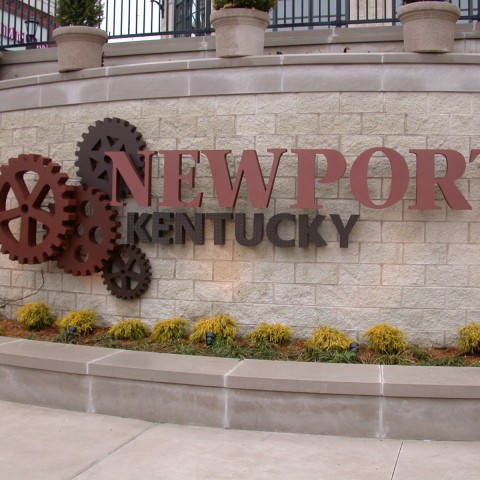 Newport KY Gears & Letters